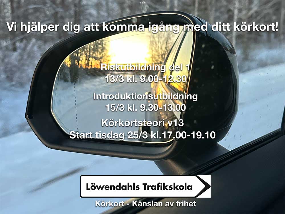 Reklam för att ta körkort