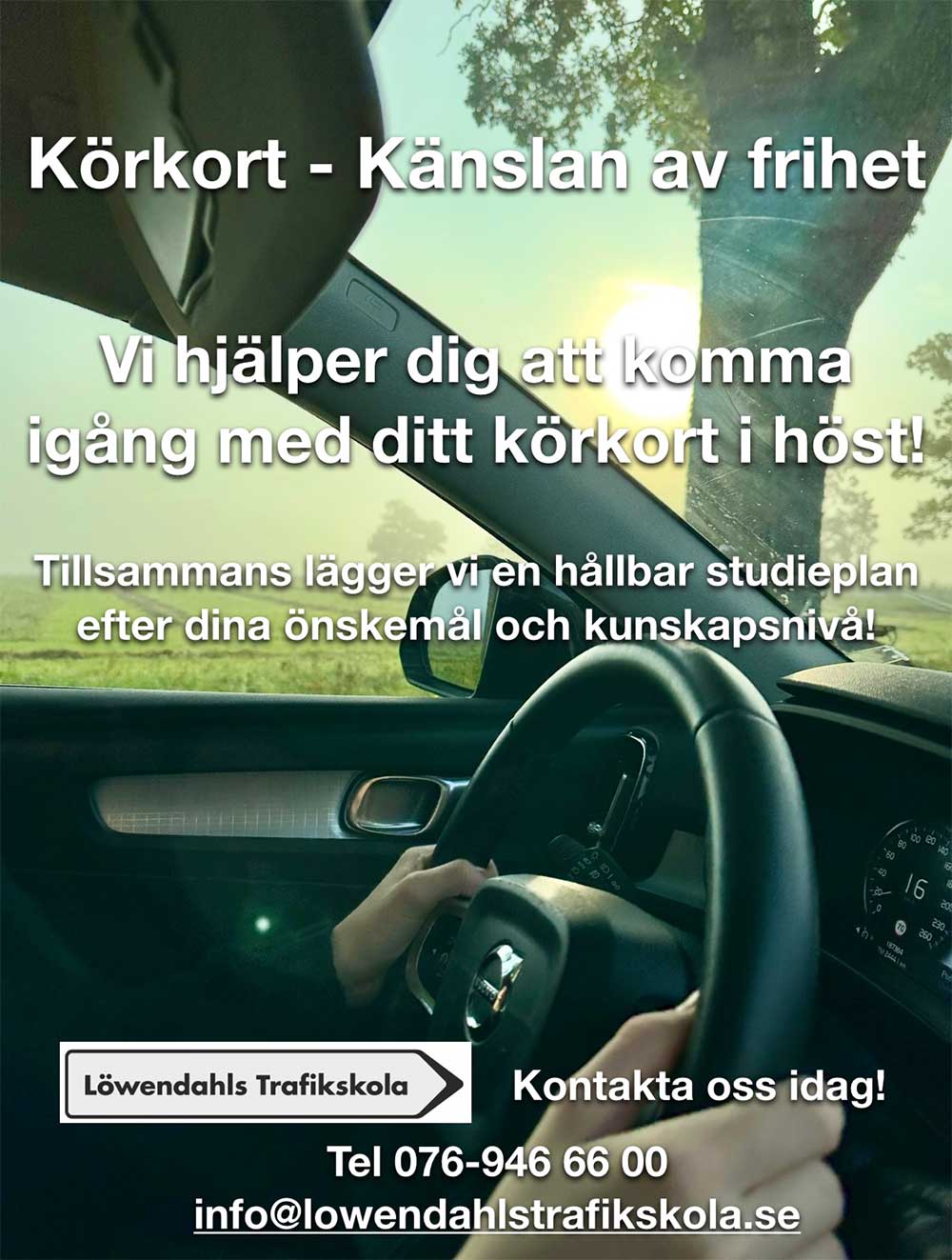 Ta körkortet i höst!