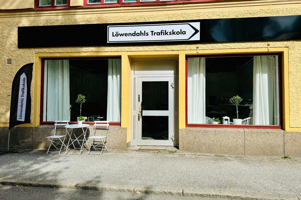 Utsidan av lokalen